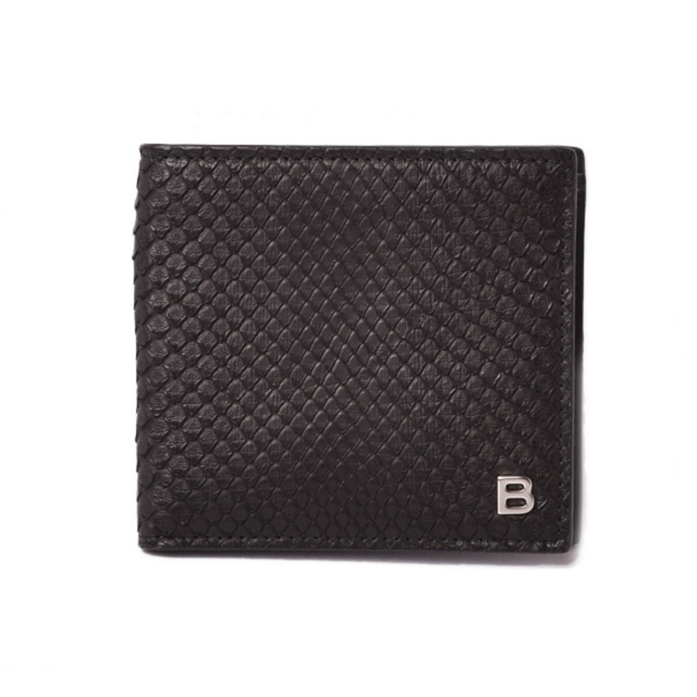 Balenciaga Python Folding Wallet Black - image 1